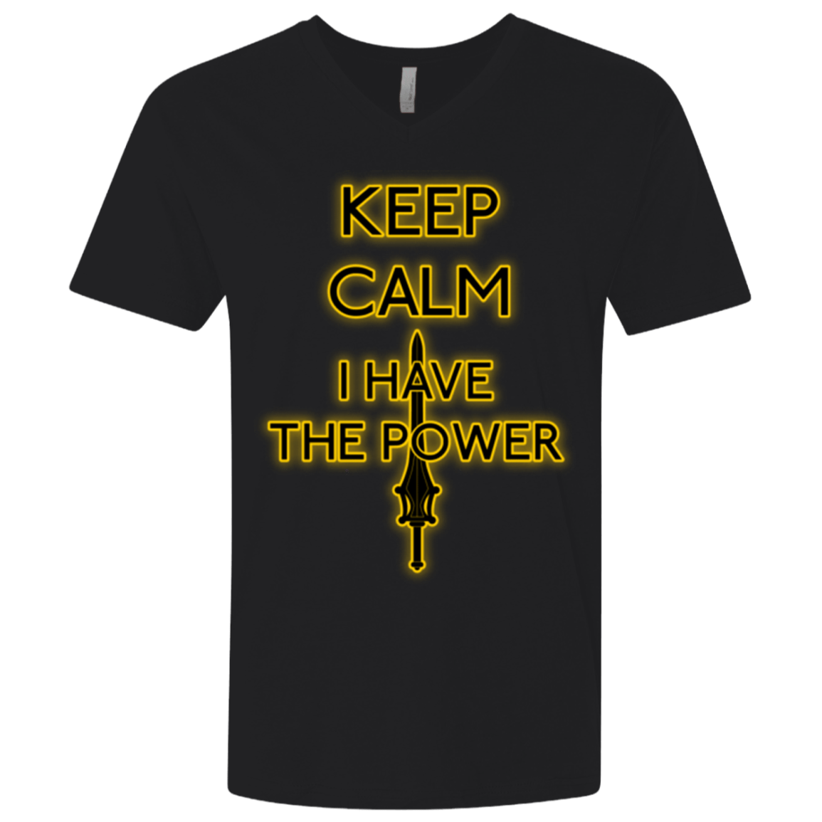 T-Shirts Black / X-Small Keep have the Power Men's Premium V-Neck