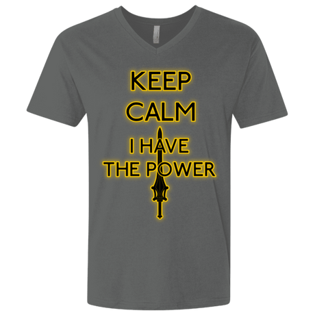 T-Shirts Heavy Metal / X-Small Keep have the Power Men's Premium V-Neck
