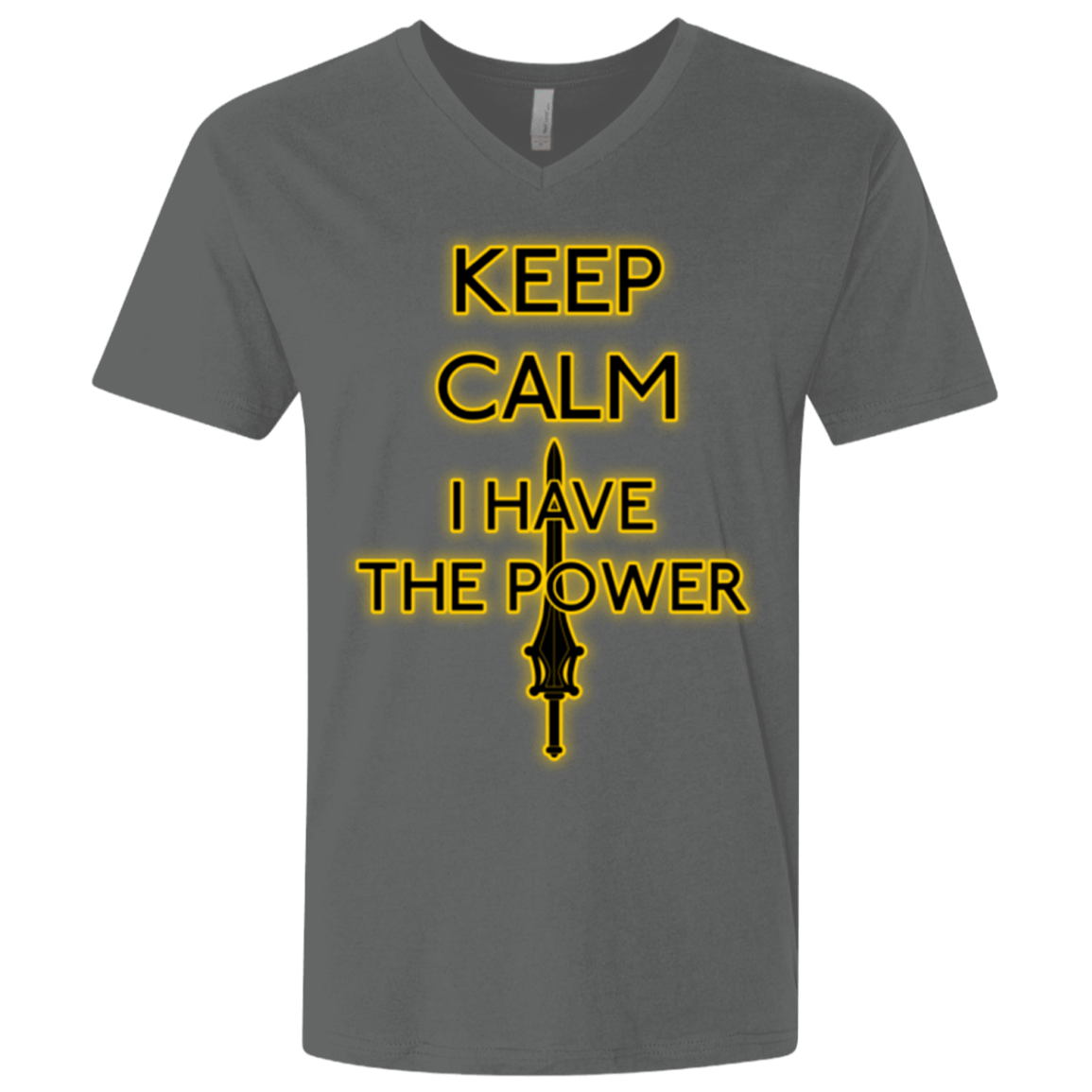 T-Shirts Heavy Metal / X-Small Keep have the Power Men's Premium V-Neck