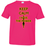 T-Shirts Hot Pink / 2T Keep have the Power Toddler Premium T-Shirt
