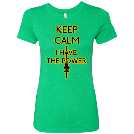 T-Shirts Envy / Small Keep have the Power Women's Triblend T-Shirt