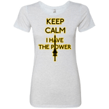 T-Shirts Heather White / Small Keep have the Power Women's Triblend T-Shirt