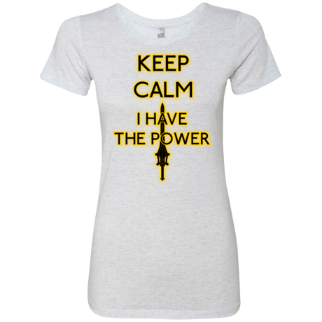 T-Shirts Heather White / Small Keep have the Power Women's Triblend T-Shirt