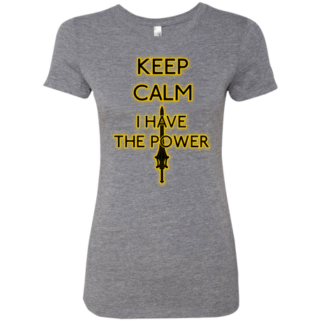 T-Shirts Premium Heather / Small Keep have the Power Women's Triblend T-Shirt