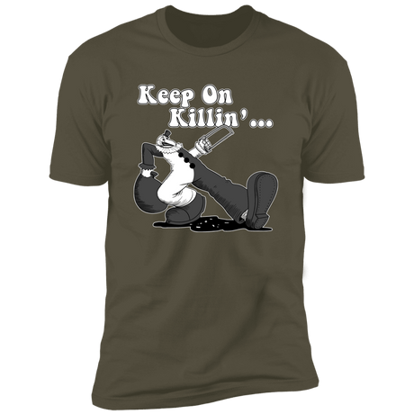 T-Shirts Military Green / S Keep on Killin Men's Premium T-Shirt