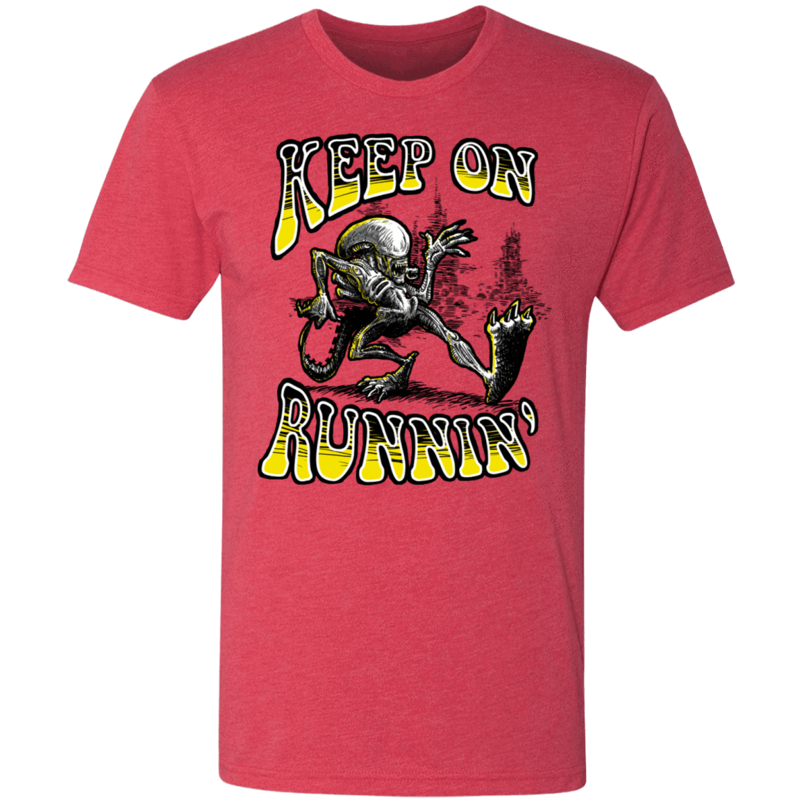 T-Shirts Vintage Red / S Keep on Runnin Men's Triblend T-Shirt