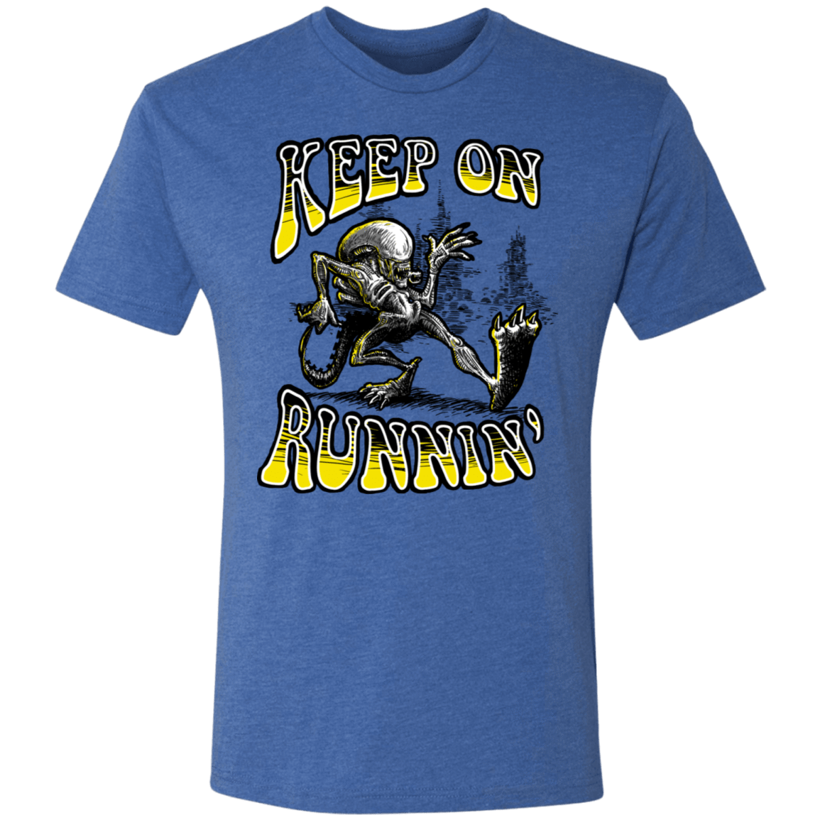 T-Shirts Vintage Royal / S Keep on Runnin Men's Triblend T-Shirt