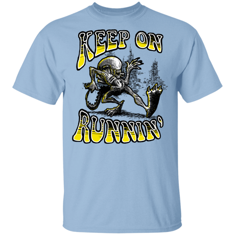 T-Shirts Light Blue / S Keep on Runnin T-Shirt