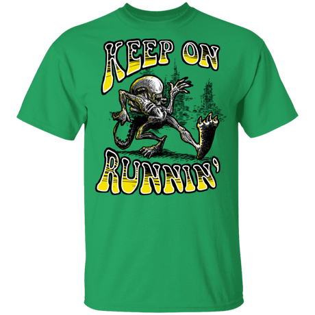 T-Shirts Irish Green / YXS Keep on Runnin Youth T-Shirt