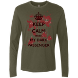 T-Shirts Military Green / Small Keep passenger Men's Premium Long Sleeve