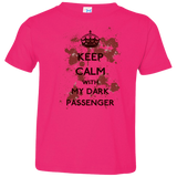 T-Shirts Hot Pink / 2T Keep passenger Toddler Premium T-Shirt
