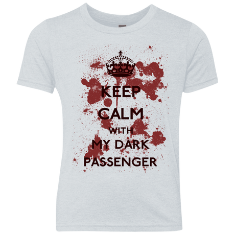 T-Shirts Heather White / YXS Keep passenger Youth Triblend T-Shirt