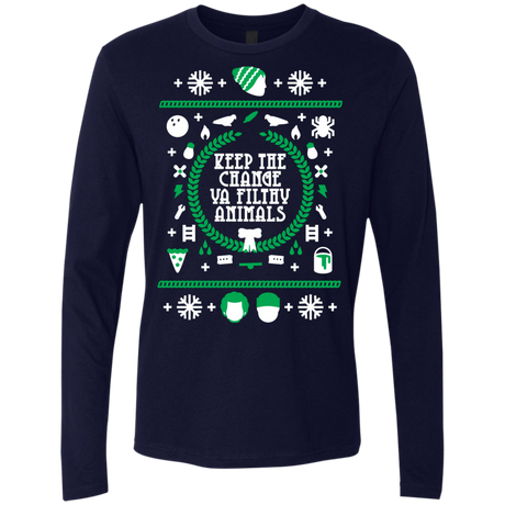 T-Shirts Midnight Navy / Small Keep The Change Men's Premium Long Sleeve