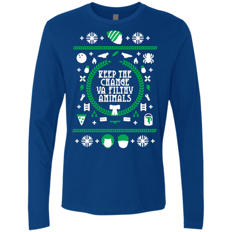 T-Shirts Royal / Small Keep The Change Men's Premium Long Sleeve