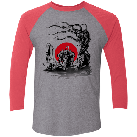 T-Shirts Premium Heather/Vintage Red / X-Small Keeping A Promise Men's Triblend 3/4 Sleeve