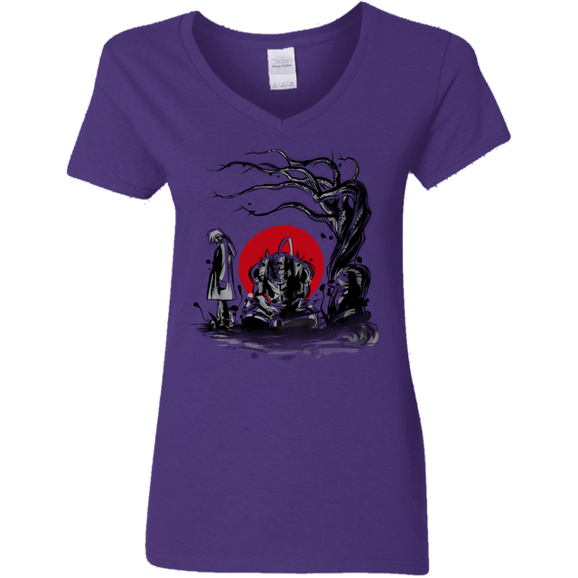 T-Shirts Purple / S Keeping A Promise Women's V-Neck T-Shirt