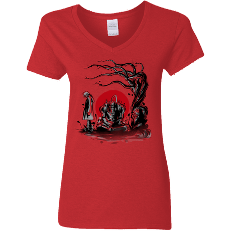 T-Shirts Red / S Keeping A Promise Women's V-Neck T-Shirt