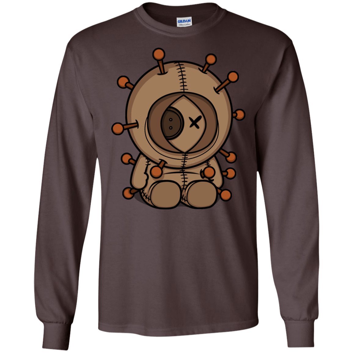 T-Shirts Dark Chocolate / S Kenneedles Men's Long Sleeve T-Shirt