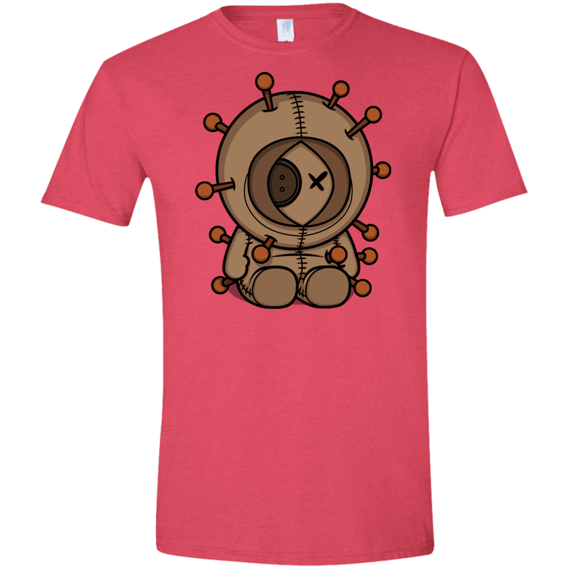 T-Shirts Heather Red / S Kenneedles Men's Semi-Fitted Softstyle