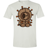 T-Shirts White / X-Small Kenneedles Men's Semi-Fitted Softstyle