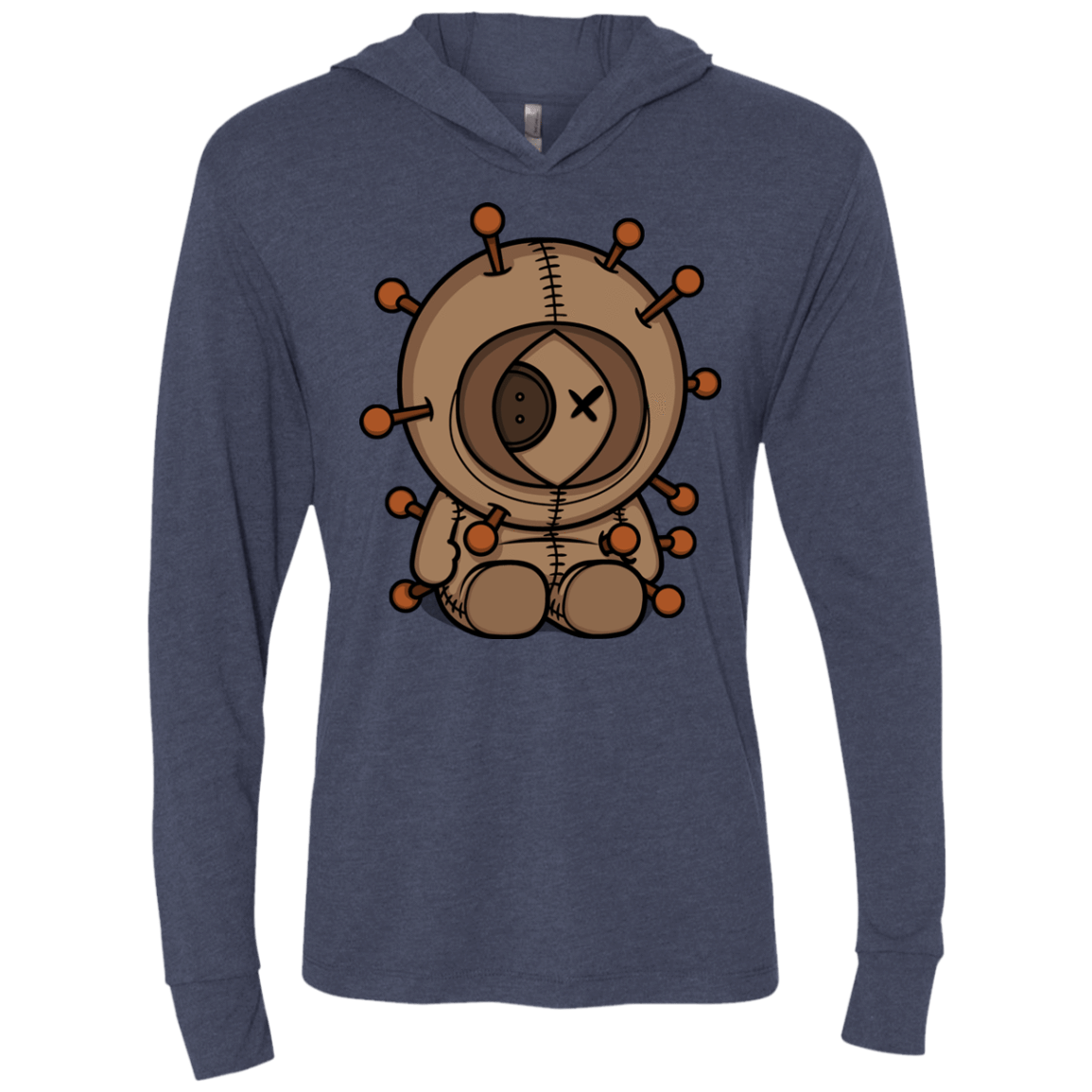 T-Shirts Vintage Navy / X-Small Kenneedles Triblend Long Sleeve Hoodie Tee