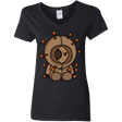 T-Shirts Black / S Kenneedles Women's V-Neck T-Shirt