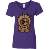 T-Shirts Purple / S Kenneedles Women's V-Neck T-Shirt