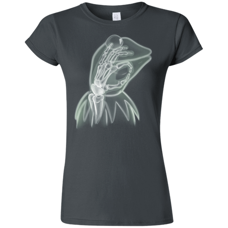 T-Shirts Charcoal / S Kermit the Troll Junior Slimmer-Fit T-Shirt