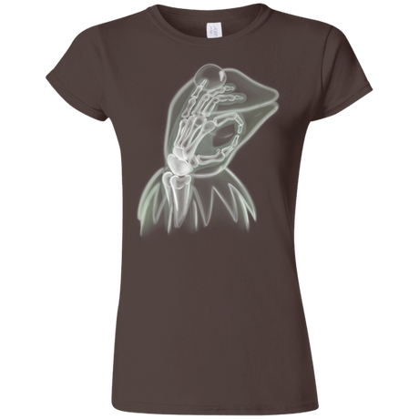 T-Shirts Dark Chocolate / S Kermit the Troll Junior Slimmer-Fit T-Shirt