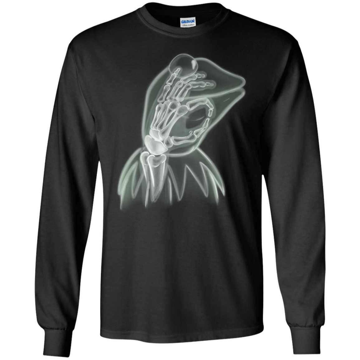 T-Shirts Black / S Kermit the Troll Men's Long Sleeve T-Shirt