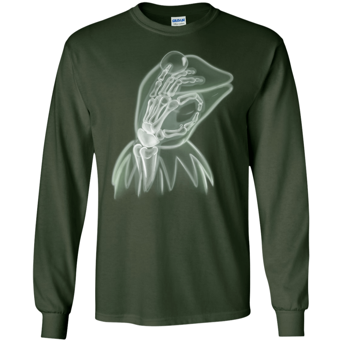 T-Shirts Forest Green / S Kermit the Troll Men's Long Sleeve T-Shirt