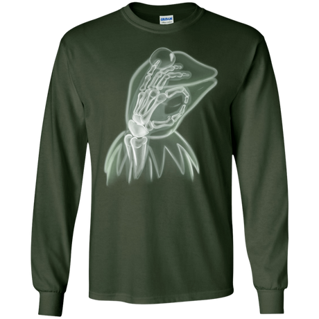 T-Shirts Forest Green / S Kermit the Troll Men's Long Sleeve T-Shirt