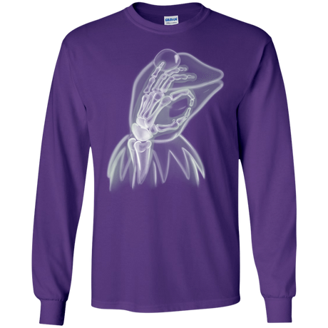 T-Shirts Purple / S Kermit the Troll Men's Long Sleeve T-Shirt