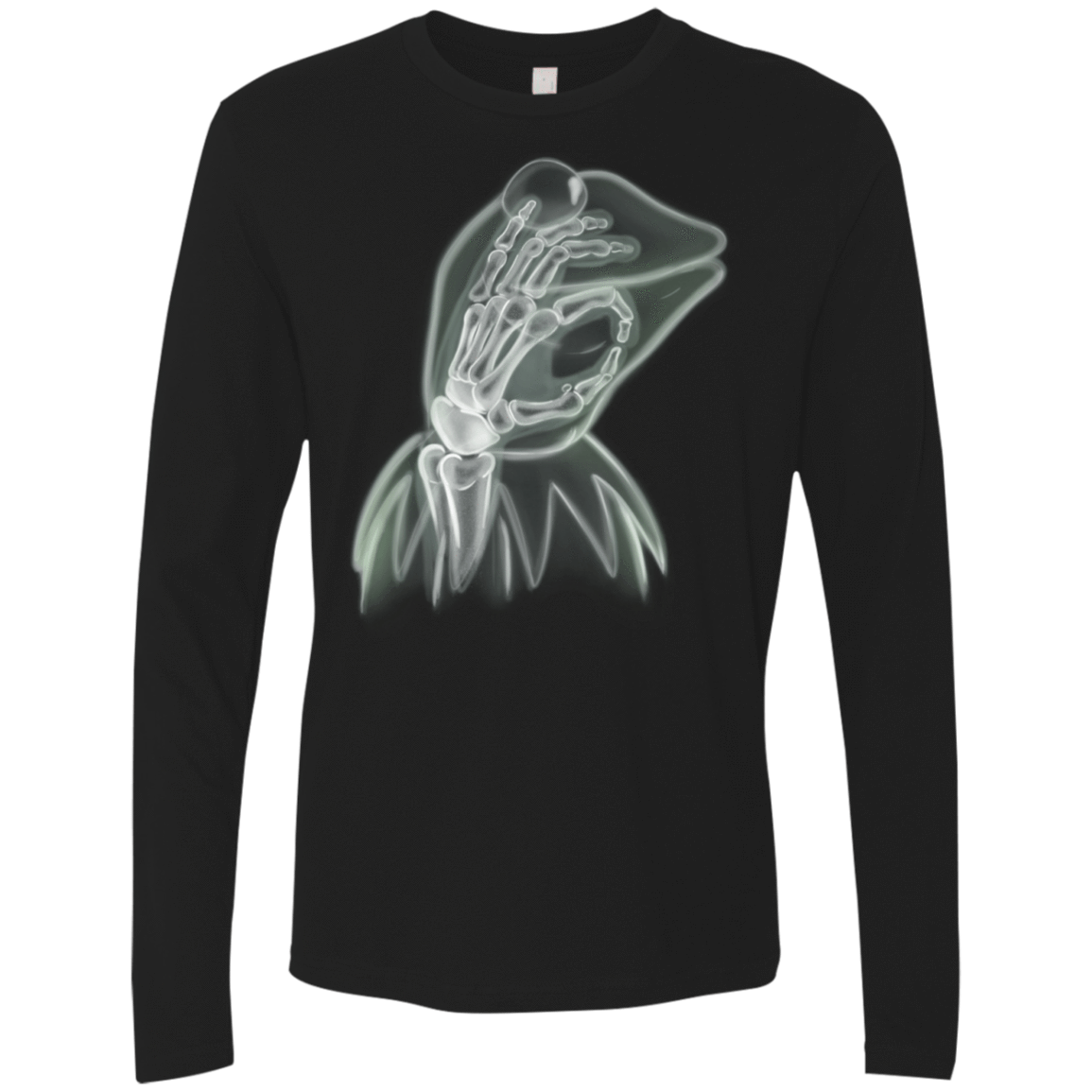 T-Shirts Black / S Kermit the Troll Men's Premium Long Sleeve