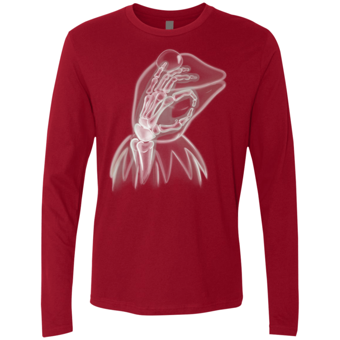 T-Shirts Cardinal / S Kermit the Troll Men's Premium Long Sleeve