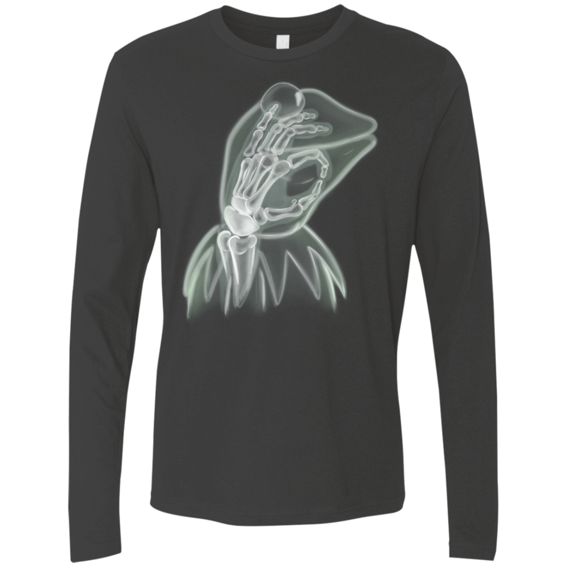 T-Shirts Heavy Metal / S Kermit the Troll Men's Premium Long Sleeve