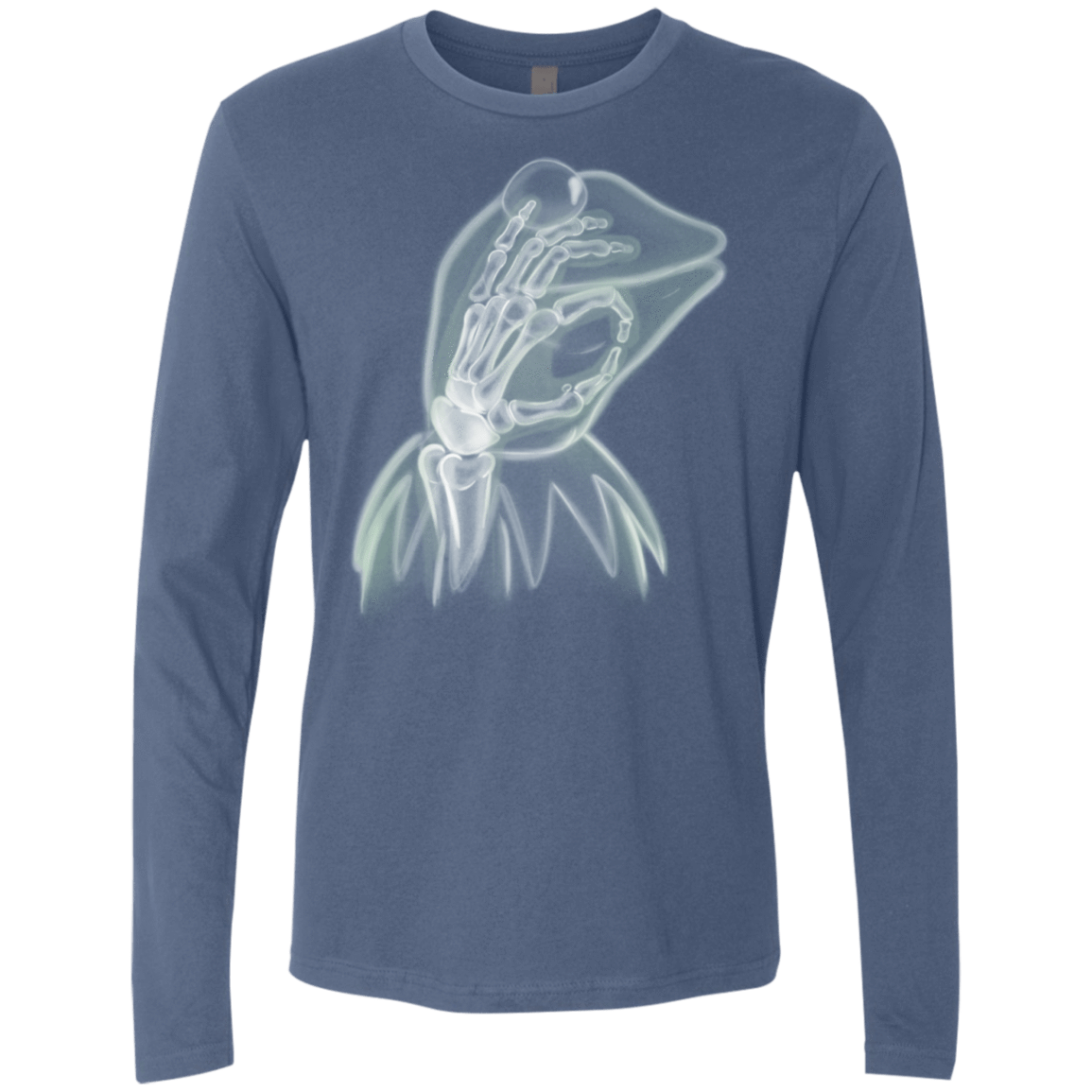 T-Shirts Indigo / S Kermit the Troll Men's Premium Long Sleeve