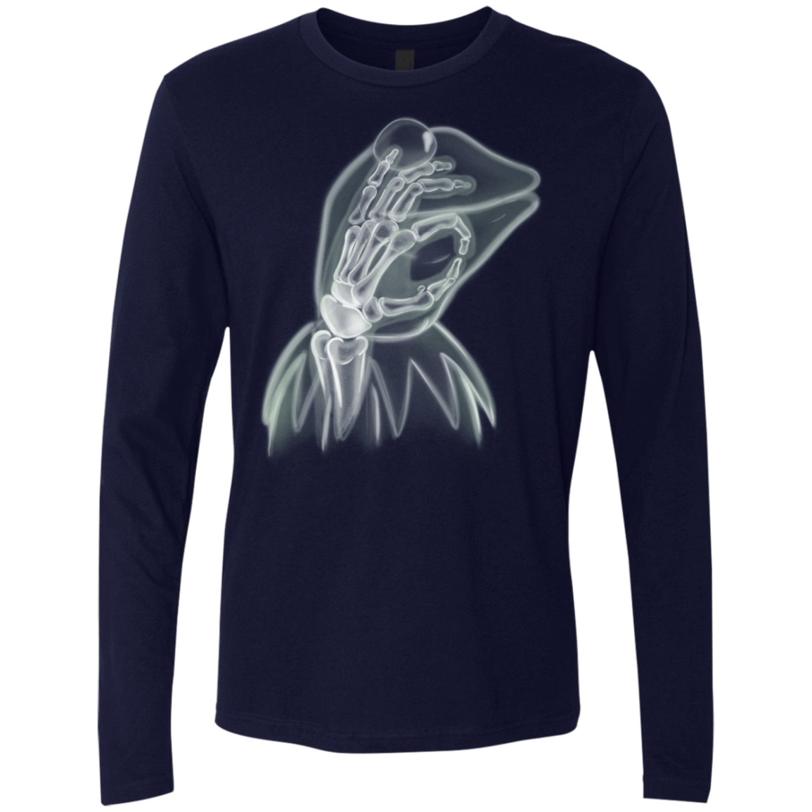 T-Shirts Midnight Navy / S Kermit the Troll Men's Premium Long Sleeve