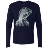 T-Shirts Midnight Navy / S Kermit the Troll Men's Premium Long Sleeve