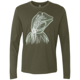 T-Shirts Military Green / S Kermit the Troll Men's Premium Long Sleeve