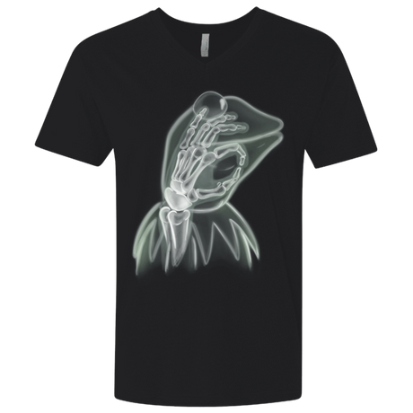 T-Shirts Black / X-Small Kermit the Troll Men's Premium V-Neck