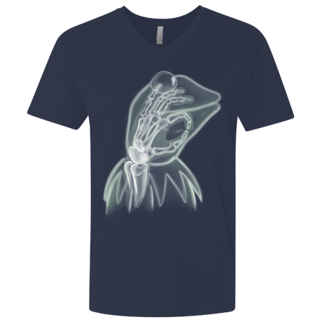 T-Shirts Midnight Navy / X-Small Kermit the Troll Men's Premium V-Neck