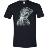 T-Shirts Black / X-Small Kermit the Troll Men's Semi-Fitted Softstyle