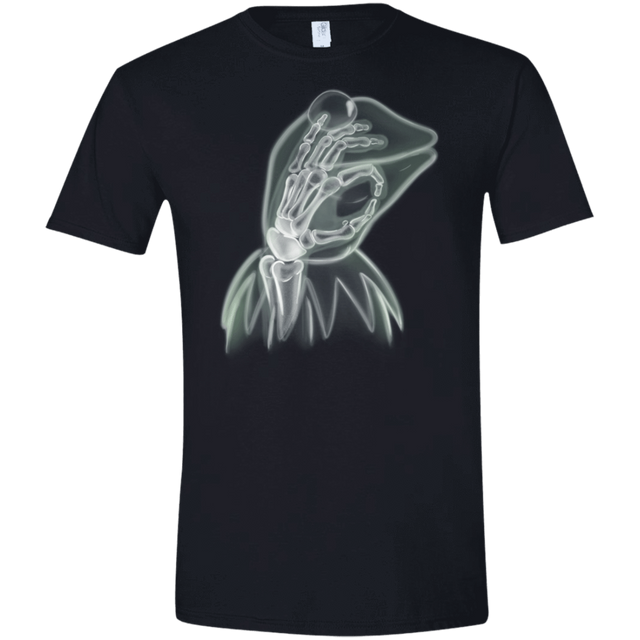 T-Shirts Black / X-Small Kermit the Troll Men's Semi-Fitted Softstyle