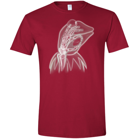 T-Shirts Cardinal Red / S Kermit the Troll Men's Semi-Fitted Softstyle