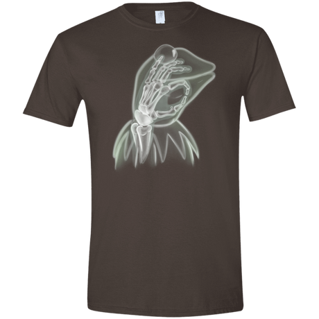 T-Shirts Dark Chocolate / S Kermit the Troll Men's Semi-Fitted Softstyle