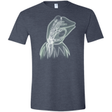T-Shirts Heather Navy / S Kermit the Troll Men's Semi-Fitted Softstyle