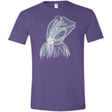 T-Shirts Heather Purple / S Kermit the Troll Men's Semi-Fitted Softstyle