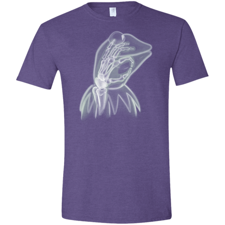 T-Shirts Heather Purple / S Kermit the Troll Men's Semi-Fitted Softstyle