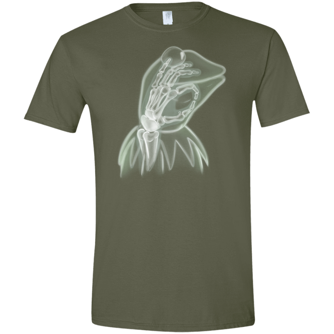 T-Shirts Military Green / S Kermit the Troll Men's Semi-Fitted Softstyle